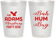 Personalized Christmas 8 oz Frosted Cups - Bah Hum Bug | 280058