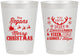 Personalized Christmas 8 oz Frosted Cups - Reindeer | 280062