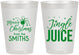 Personalized Christmas 8 oz Frosted Cups - Jingle Juice | 280067