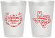 Personalized Christmas 8 oz Frosted Cups - Texmas Yall | 280074