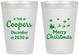 Personalized Christmas 8 oz Frosted Cups - Santa Claus | 280079