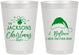 Personalized Christmas 8 oz Frosted Cups - Santa Claus | 280085