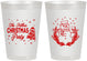 Personalized Christmas 8 oz Frosted Cups - Snowman | 280096