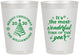 Personalized Christmas 8 oz Frosted Cups - Wonderful Time For A Beer | 280099