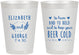 Personalized Wedding 8 oz Frosted Cups - To Have And To Hold | 281