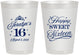 Personalized 16th Birthday 8 oz Frosted Cups - Tiara | 300004