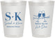 Personalized Rehearsal Dinner 8 oz Frosted Cups - Before We Do We Dine | 30005