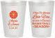 Personalized Wedding 8 oz Frosted Cups - Basketball | 304