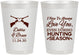 Personalized Wedding 8 oz Frosted Cups - Hunting | 308