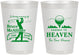 Personalized Memorial 8 oz Frosted Cups - Fairway To Heavens | 310008