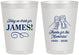 Personalized Memorial 8 oz Frosted Cups - Thanks For The Memories | 310011