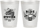Personalized Memorial 8 oz Frosted Cups - Ride In Peace | 310015