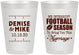Personalized Wedding 8 oz Frosted Cups - We Interrupt Football | 314