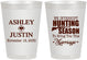 Personalized Wedding 8 oz Frosted Cups - We Interrupt Hunting | 316