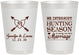 Personalized Wedding 8 oz Frosted Cups - We Interrupt Season | 318