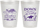 Personalized Derby Day 8 oz Frosted Cups - Down And Derby | 320001
