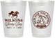 Personalized Derby Day 8 oz Frosted Cups - Run For The Horses | 320006