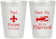 Personalized Wedding 8 oz Frosted Cups - Crawfish Boil | 330