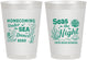 Personalized Homecoming 8 oz Frosted Cups - Under The Sea Dance | 330001
