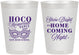 Personalized Homecoming 8 oz Frosted Cups - Hoco Masquerade Dance | 330009