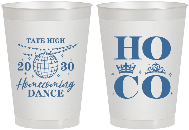 Personalized Homecoming 8 oz Frosted Cups - Hoco Dance | 330016