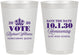 Personalized Homecoming 8 oz Frosted Cups - Hoco Queen Vote | 330020