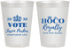 Personalized Homecoming 8 oz Frosted Cups - Hoco King Vote | 330021