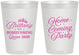 Personalized Homecoming 8 oz Frosted Cups - Hoco Queen Vote | 330022