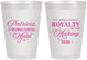 Personalized Homecoming 8 oz Frosted Cups - Hoco Maid Vote | 330028