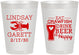 Personalized Wedding 8 oz Frosted Cups - Crawfish Boil | 333