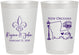 Personalized Wedding 8 oz Frosted Cups - New Orleans | 334