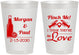 Personalized Wedding 8 oz Frosted Cups - Crawfish Boil Pinch Me | 337