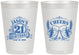 Personalized 21st Birthday 8 oz Frosted Cups - Cheers | 340001