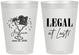 Personalized 21st Birthday 8 oz Frosted Cups - Legal At Last | 340005