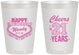 Personalized 21st Birthday 8 oz Frosted Cups - Vegas | 340007