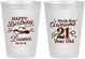 Personalized 21st Birthday 8 oz Frosted Cups - Cowgirl | 340013