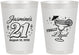 Personalized 21st Birthday 8 oz Frosted Cups - Finally Legal | 340018