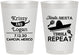 Personalized Wedding 8 oz Frosted Cups - Fiesta Siesta Tequila Repeat | 344