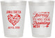 Personalized Wedding 8 oz Frosted Cups - Journey Traveling With | 354
