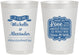 Personalized Wedding 8 oz Frosted Cups - Love Story | 359