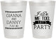 Personalized Wedding 8 oz Frosted Cups - I Do Me Too | 363
