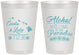 Personalized Wedding 8 oz Frosted Cups - Hawaii | 365