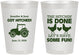 Personalized Wedding 8 oz Frosted Cups - Got Hitched Tractor | 397