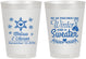 Personalized Wedding 8 oz Frosted Cups - Christmas Winter | 399