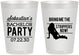 Personalized Bachelor Party 8 oz Frosted Cups - Strip Club | 40017
