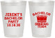 Personalized Bachelor Party 8 oz Frosted Cups - Drinking Team | 40020