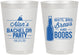 Personalized Bachelor Party 8 oz Frosted Cups - Brews And Boobs | 40022