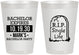 Personalized Bachelor Party 8 oz Frosted Cups - Rip Single Life | 40028