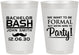 Personalized Bachelor Party 8 oz Frosted Cups - Formal | 40030