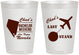 Personalized Bachelor Party 8 oz Frosted Cups - Last Stand | 40034